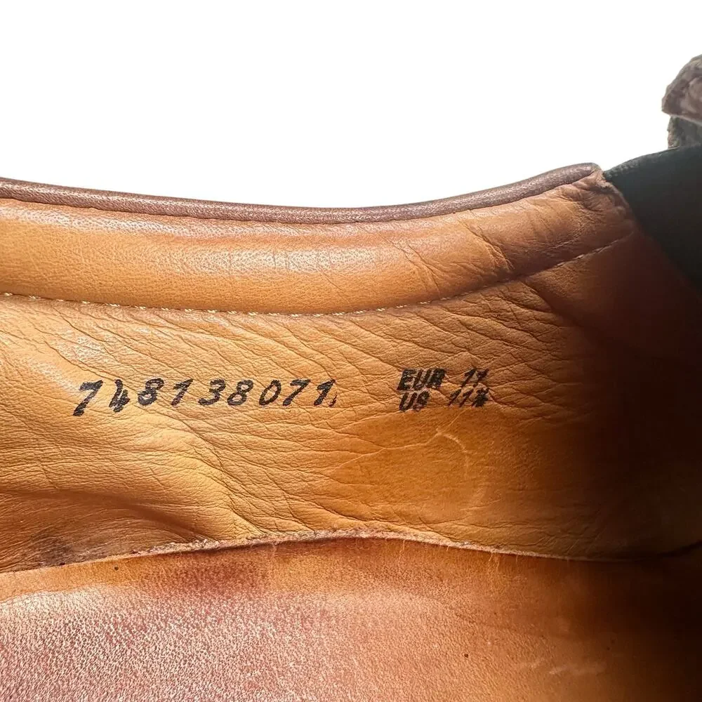 Mephisto | Men | Cool-Air Whiskey Brown Genuine Leather Slip-On Loafers | 11.5